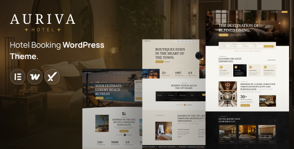 Auriva - Hotel Booking WordPress Theme