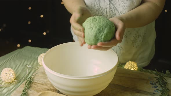 Knead the Dough Colored Green