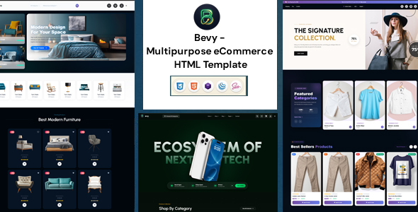 Bevy - Multipurpose eCommerce HTML Template