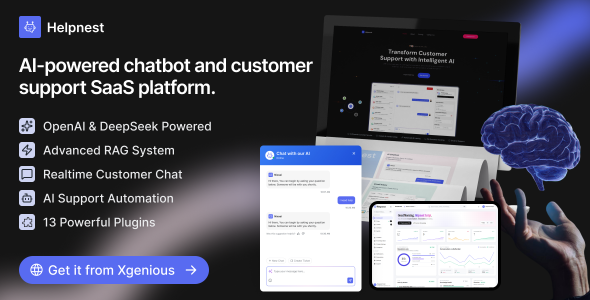 Helpnest - Ai Powered Chatbot And Support Ticketing System Saas