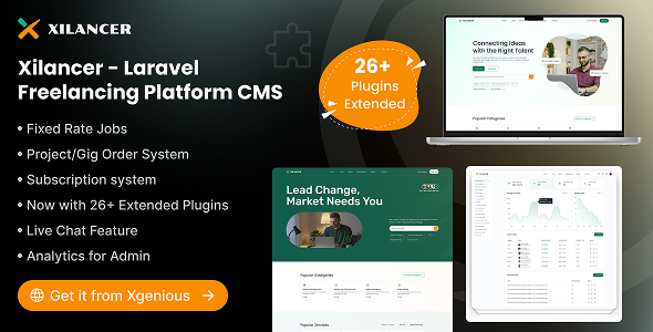 Xilancer Bundle – Freelancer Marketplace Platform with Services & Projects
