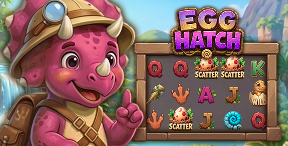 Egg Hatch | Construct 3 | HTML5 Slot Game