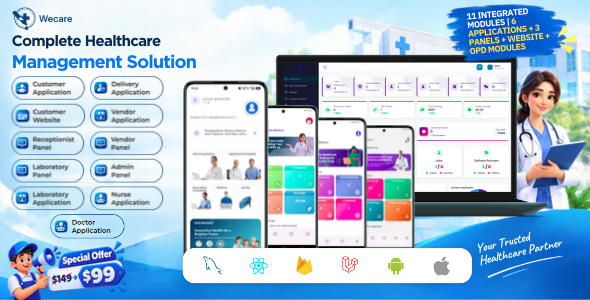 WeCare – Multi-Hospital, Doctor Booking & Telemedicine System