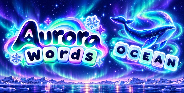 Aurora Words | HTML5 Word Search Game With 10 Languages