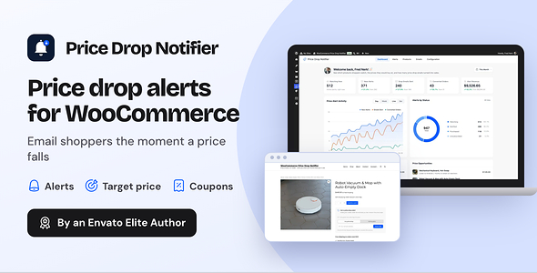 WooCommerce Price Drop Alert - Price Drop Notifications & Target Price Emails for Customers
