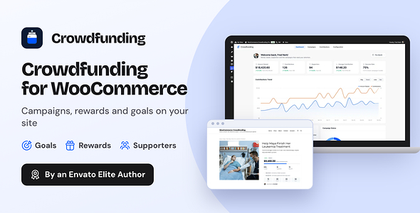 WooCommerce Crowdfunding - WordPress Crowdfunding Plugin | Fundraising Campaigns & Reward Tiers