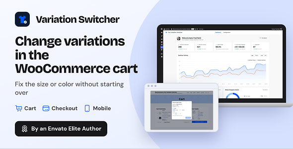 WooCommerce Cart Variation Switcher - Edit Cart Variations | Change Size or Color in Cart & Checkout