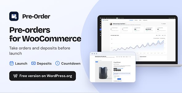 WooCommerce Pre-Order - Preorder Plugin with Deposits & Countdown | Pre Booking & Coming Soon