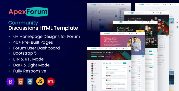 ApexForum | Community Discussions HTML Template