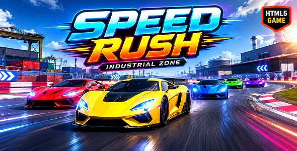 Speed Rush 3D | Car Racing HTML5 Game