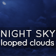 Night Sky and Clouds - VideoHive Item for Sale