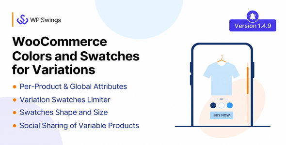 WooCommerce Colors And Swatches for Variations - Display swatch on Shop, Archive and category pages