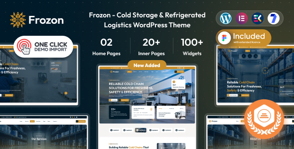 Frozon - Cold Storage & Refrigerated Logistics WordPress Theme