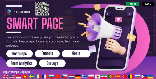 Smart Page for Perfex CRM - Heatmaps, Funnels & Form Analytics