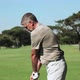 Mature man playing golf on golf course - VideoHive Item for Sale