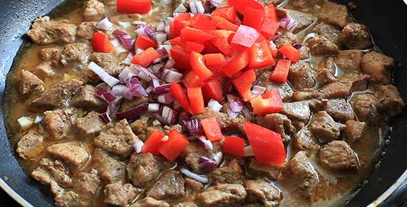 Preparing Dish with Meat and Vegetables ( 5 Pack) alt