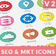 Flat SEO & Marketing Icons Pack 2 - GraphicRiver Item for Sale