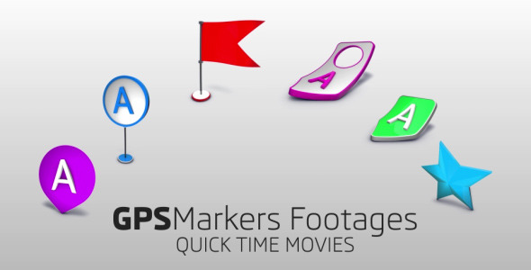Map Markers Footages
