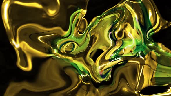 Background Oily Marble Liquid Animation, Abstract Oily Liquid Animated