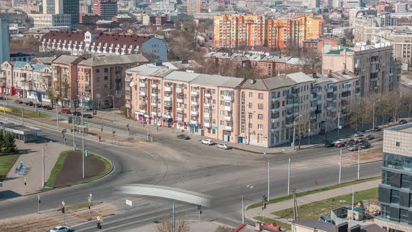 Kharkiv City From Above Timelapse