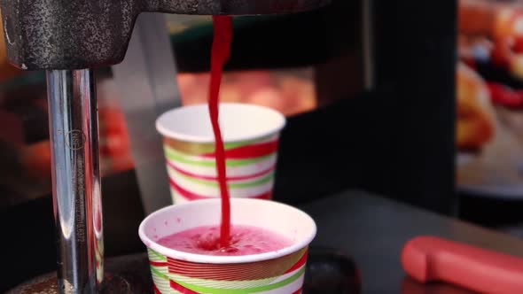 Direct-pressed pomegranate juice