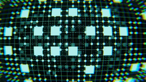 Cyberspace abstraction. Futuristic Technology Digital Abstraction alt