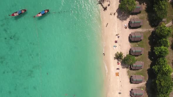 Tropical Island From Above