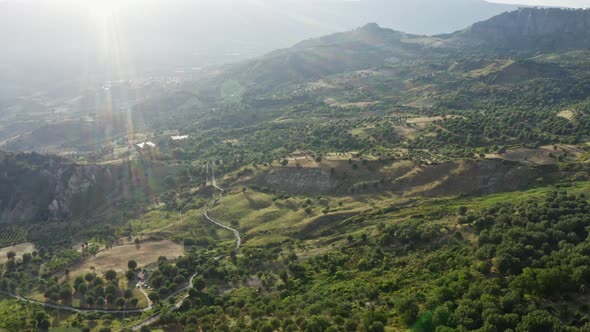 Calabria land with Mountains