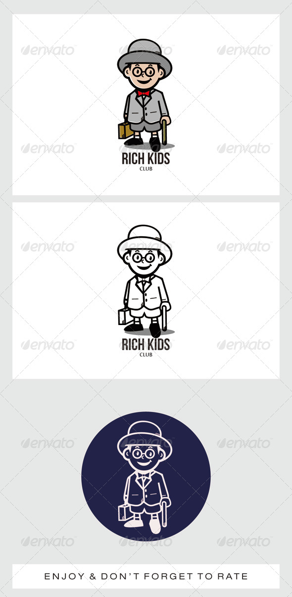 Rich Kids Logo Mascot