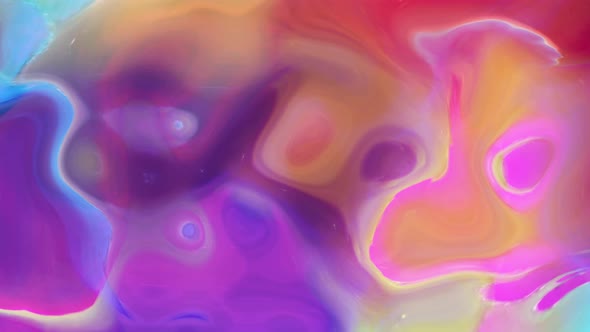 Abstract colorful trendy liquid wave background