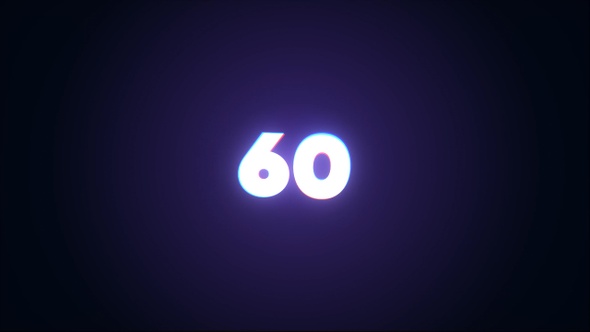 60 Seconds Countdown Animation V1