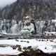 Waterfall in snow - VideoHive Item for Sale