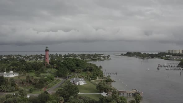 Aerial Footage of Jupiter Florida