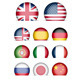 Language Buttons - Collection of Flags Icons - GraphicRiver Item for Sale