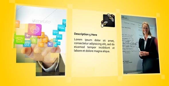 Corporate Pixelate Slide alt