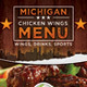 Buffalo Wings Menu Flyer - GraphicRiver Item for Sale