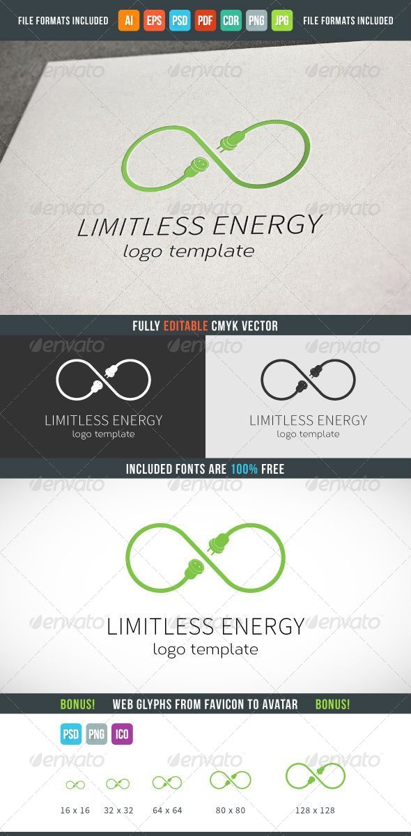 Limitless Energy Logo Template