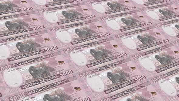 Rwanda Money / 5000  Rwandan Franc 4K