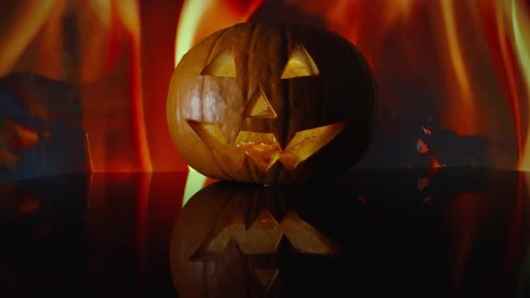 Scarry Halloween pumpkin 