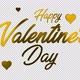 Golden Happy Valentine's Day Greetings - VideoHive Item for Sale