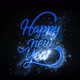 Happy New Year Blue Text  - VideoHive Item for Sale