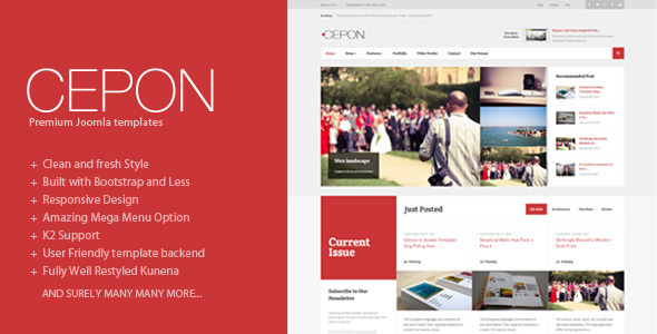 Cepon - News and Magazine Joomla Templates