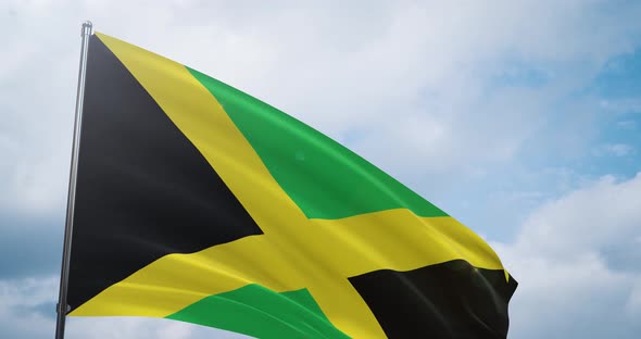 Waving Flags of the World  Flag of Jamaica