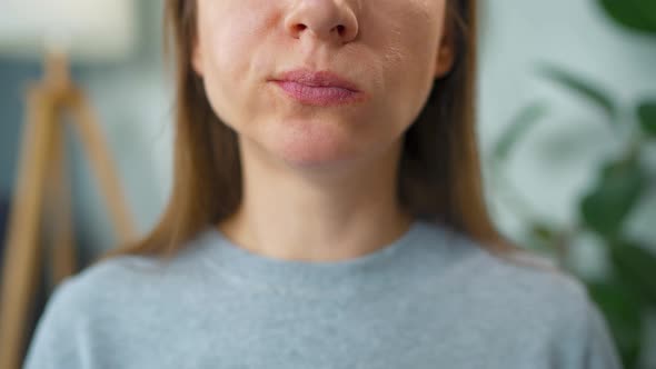 Woman Eating Pizza