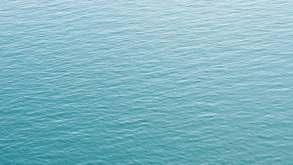 Blue Sea Background From Above