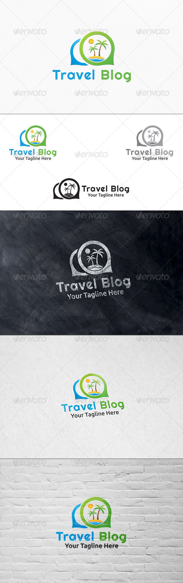 Travel Blog - Logo Template