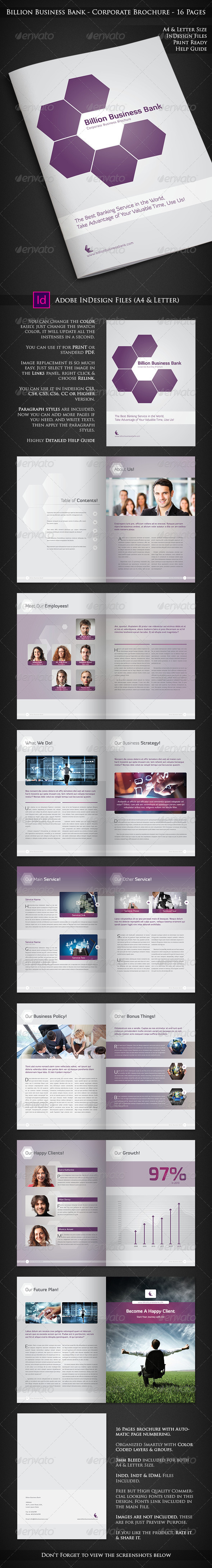 Billion Business Bank - 16 Pages Brochure