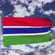 Gambia Flag Waving 4k - VideoHive Item for Sale