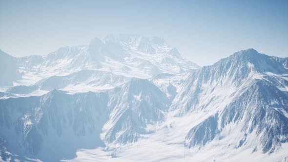 Alps Mountains From the Air