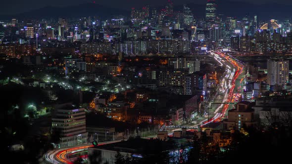 Seoul Illumination at Colorful Korea Night Lights
